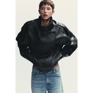 ZARA FAUX LEATHER JACKET